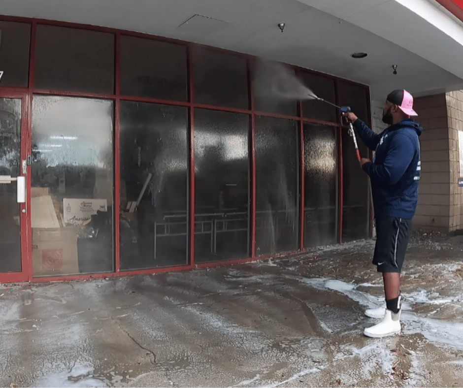 Storefront Power Washing Griffin